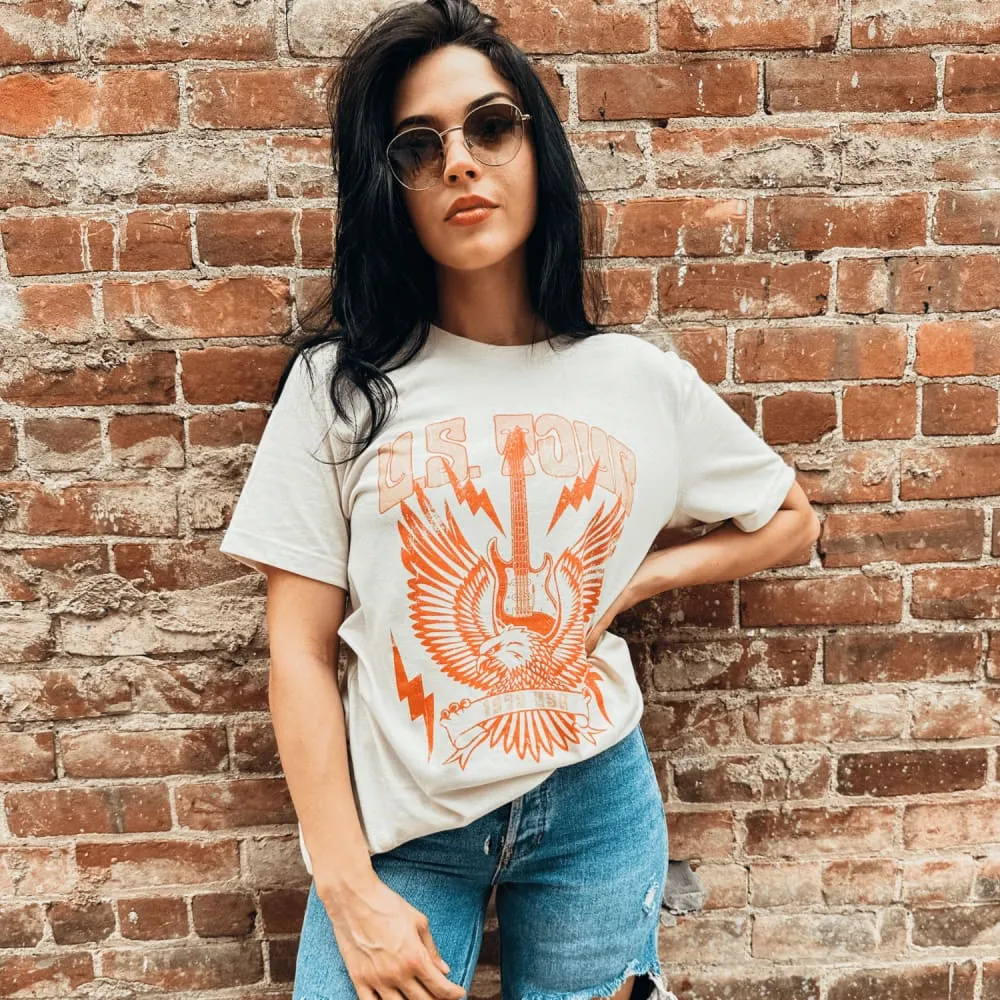 US Tour Rock Tee Active Layer Fit Perfect for Outdoors