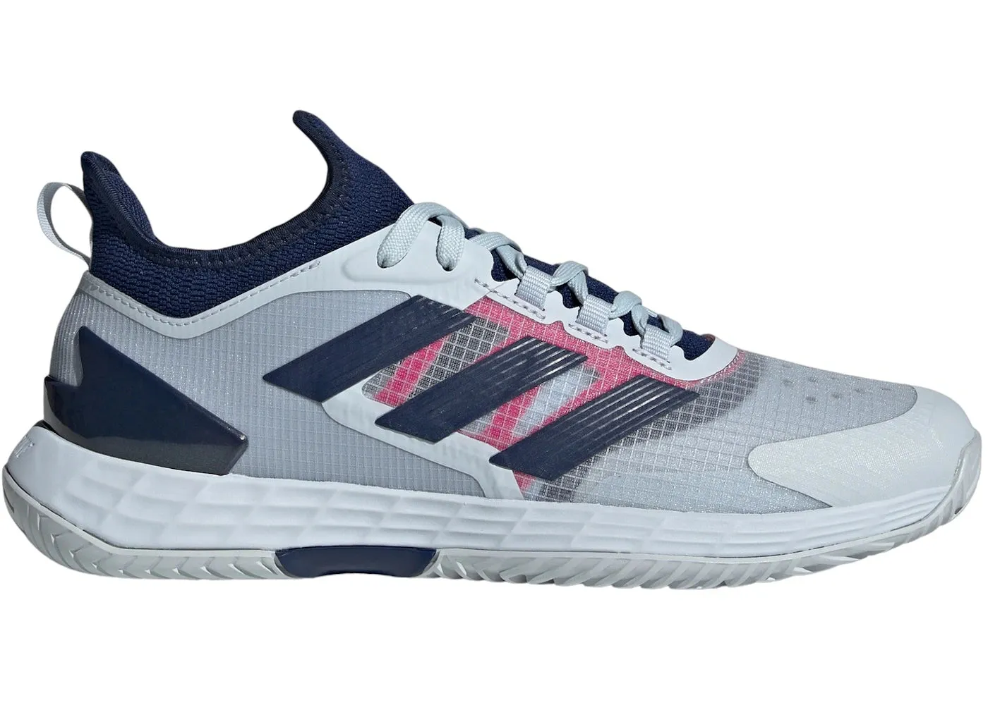 Adidas Adizero Ubersonic 4.1 Halo Blue Dark Blue Team Shock Pink Leather Cool Race Walk