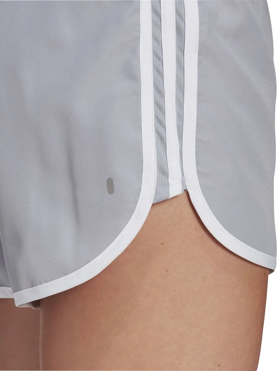 Fitness wear Comfort Layer Wear adidas 3 Inch Marathon 20 Womens Running Shorts - Grey