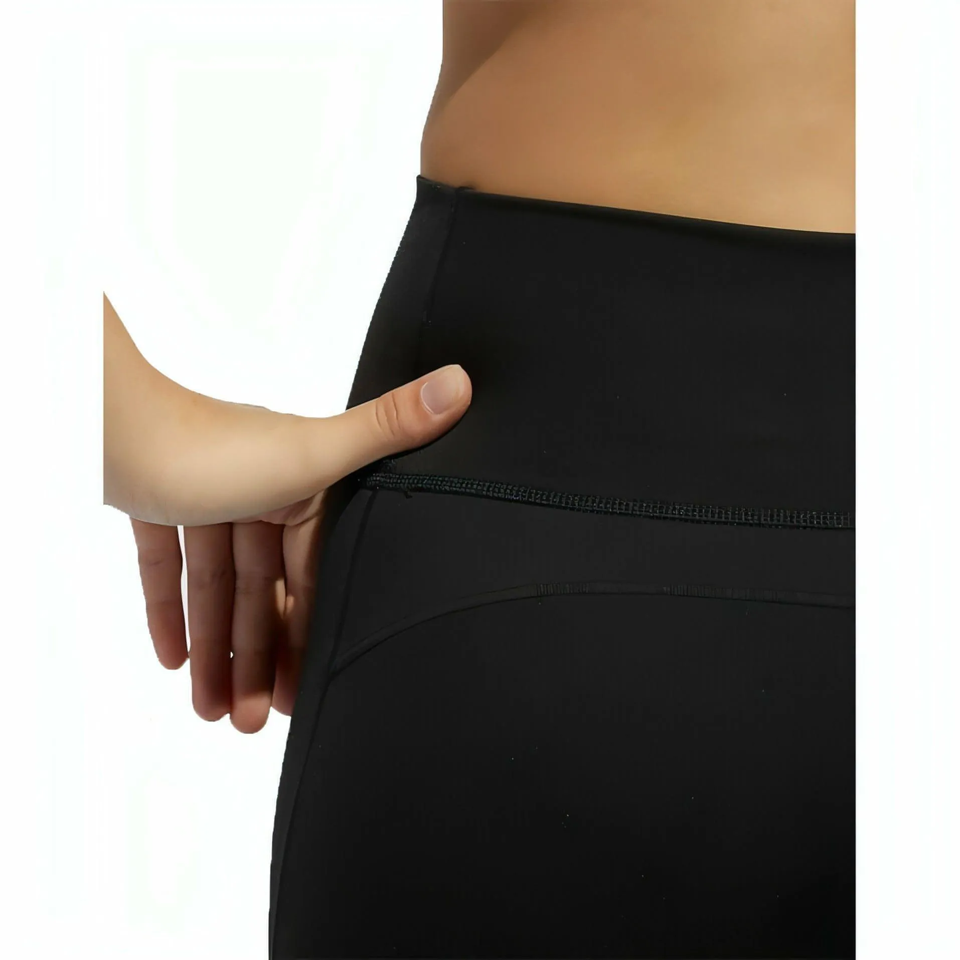 High-waisted adidas Believe This 2.0 Womens Short Running Tights - Black