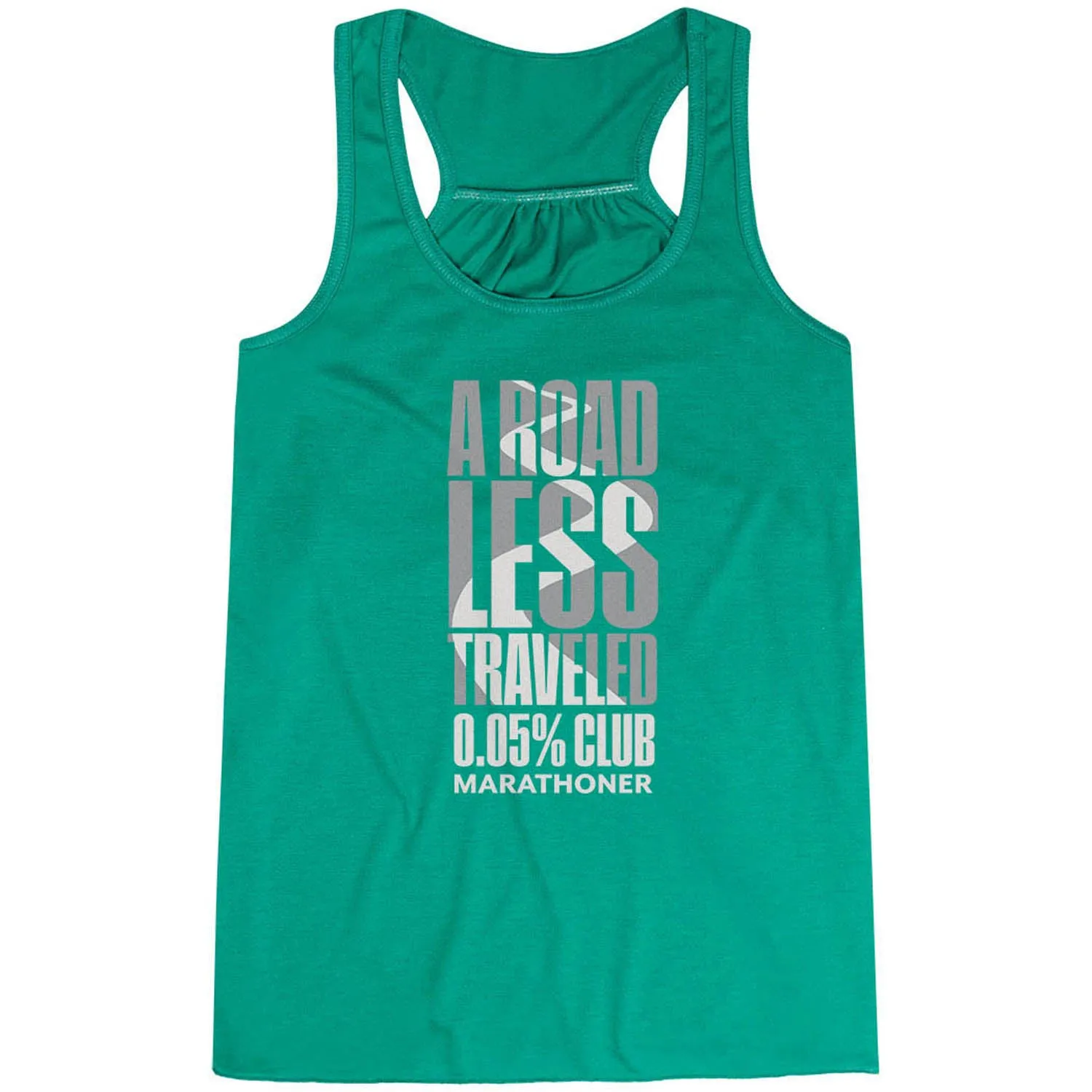 Core Comfort Flowy Racerback Tank Top - A Road Less Traveled - Marathoner