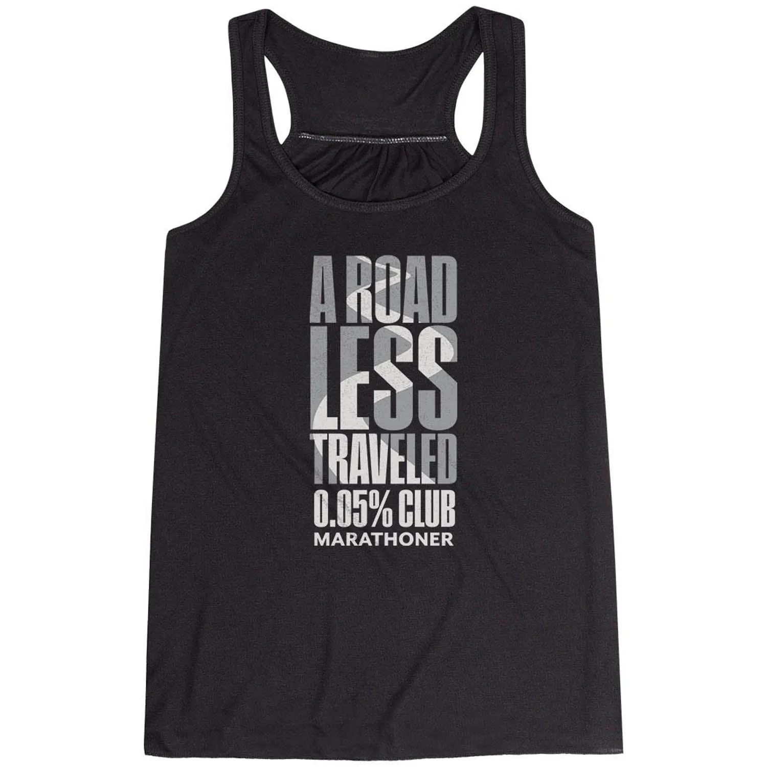 Flowy Racerback Tank Top - A Road Less Traveled - Marathoner high - performance