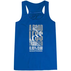 Flowy Racerback Tank Top - A Road Less Traveled - Marathoner High Speed
