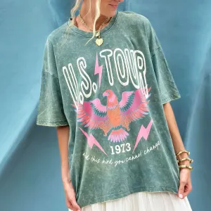 Odor Resistant Treatment Fly Bold '73 Oversized Tee