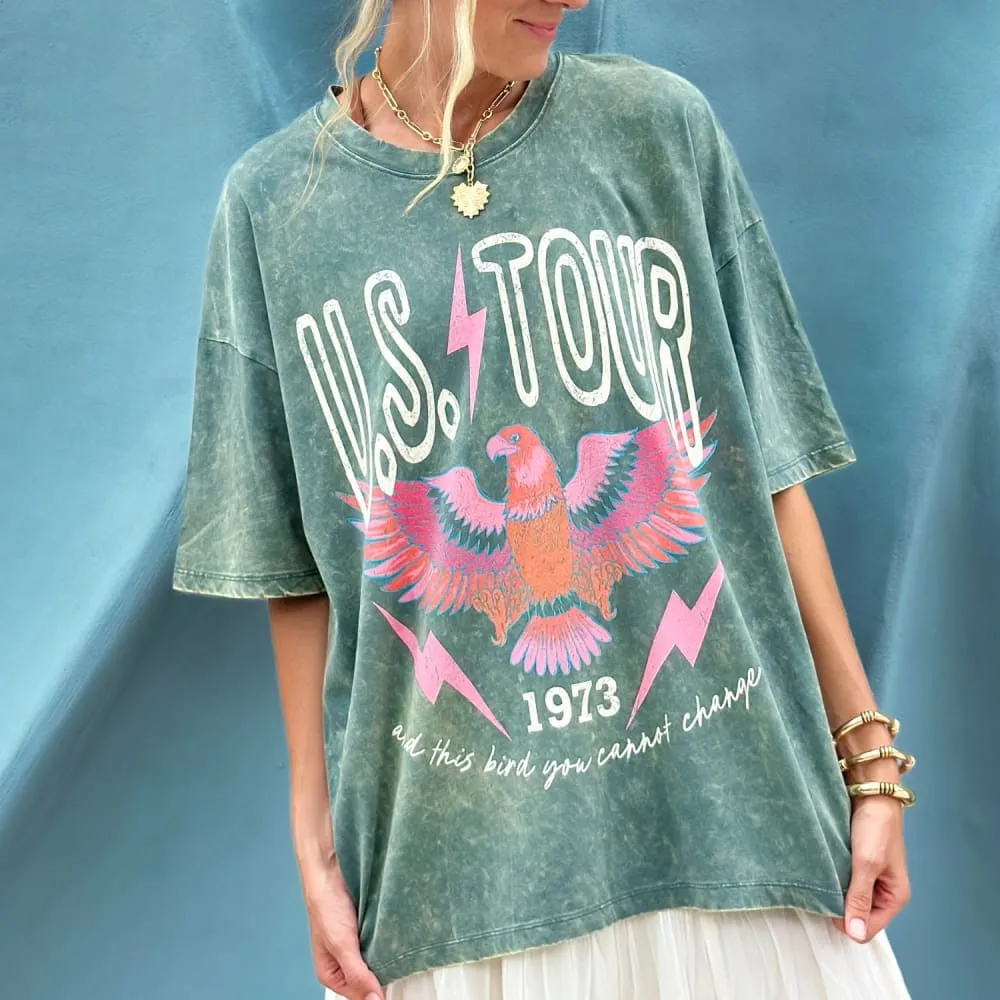 Odor Resistant Treatment Fly Bold '73 Oversized Tee