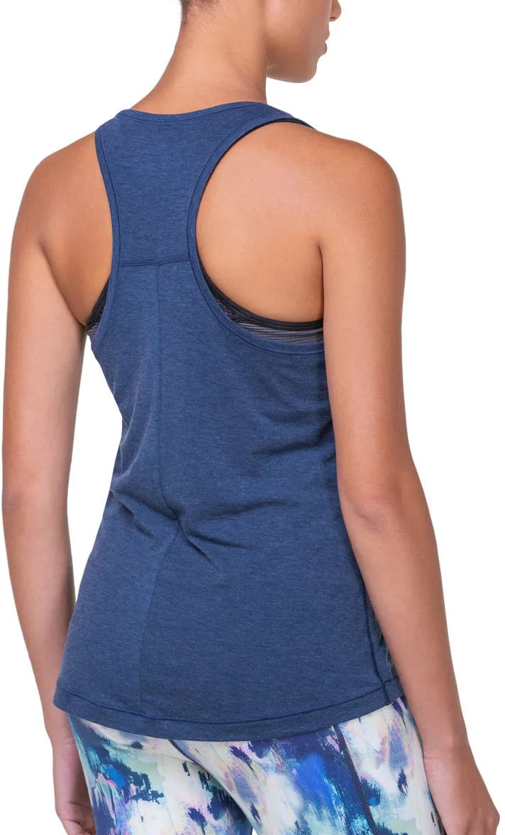 Ronhill Tech Tencel Womens Running Vest Tank Top - Blue Comfort Focused Design