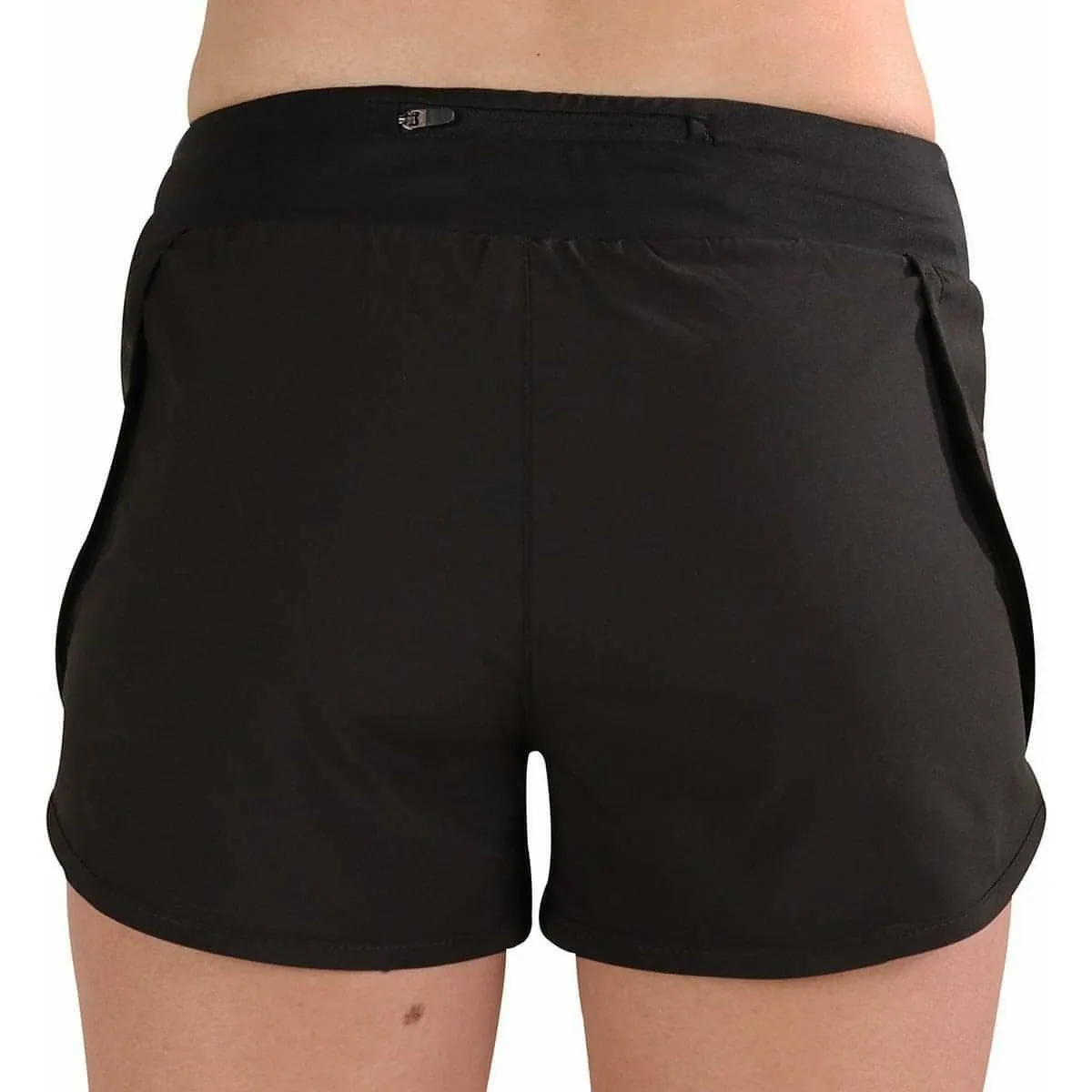 Quick Comfort Fit More Mile Strive Womens Running Shorts - Black