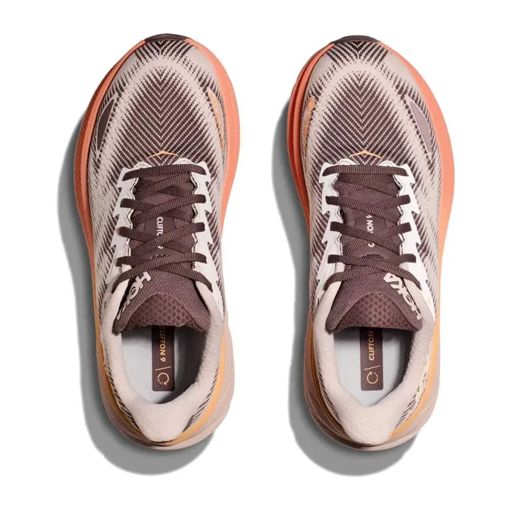 Women's Clifton 9 GTX Running Shoe - Cosmic Pearl/Smoky Quartz - Regular (B) Comfort Fit Socks