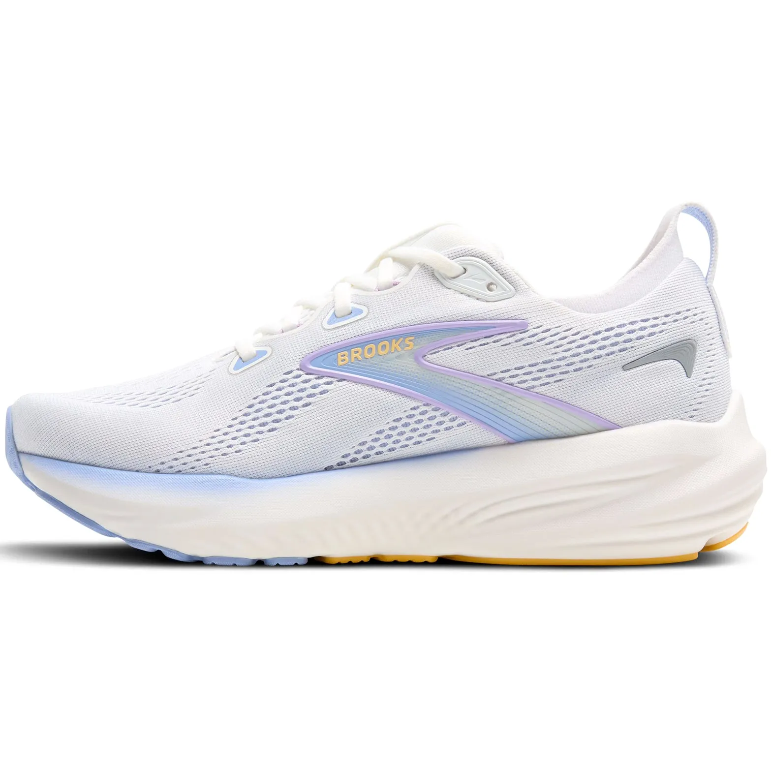 Women's Glycerin 22 Running Shoes White / Blue Heron / Apricot Rainy Day
