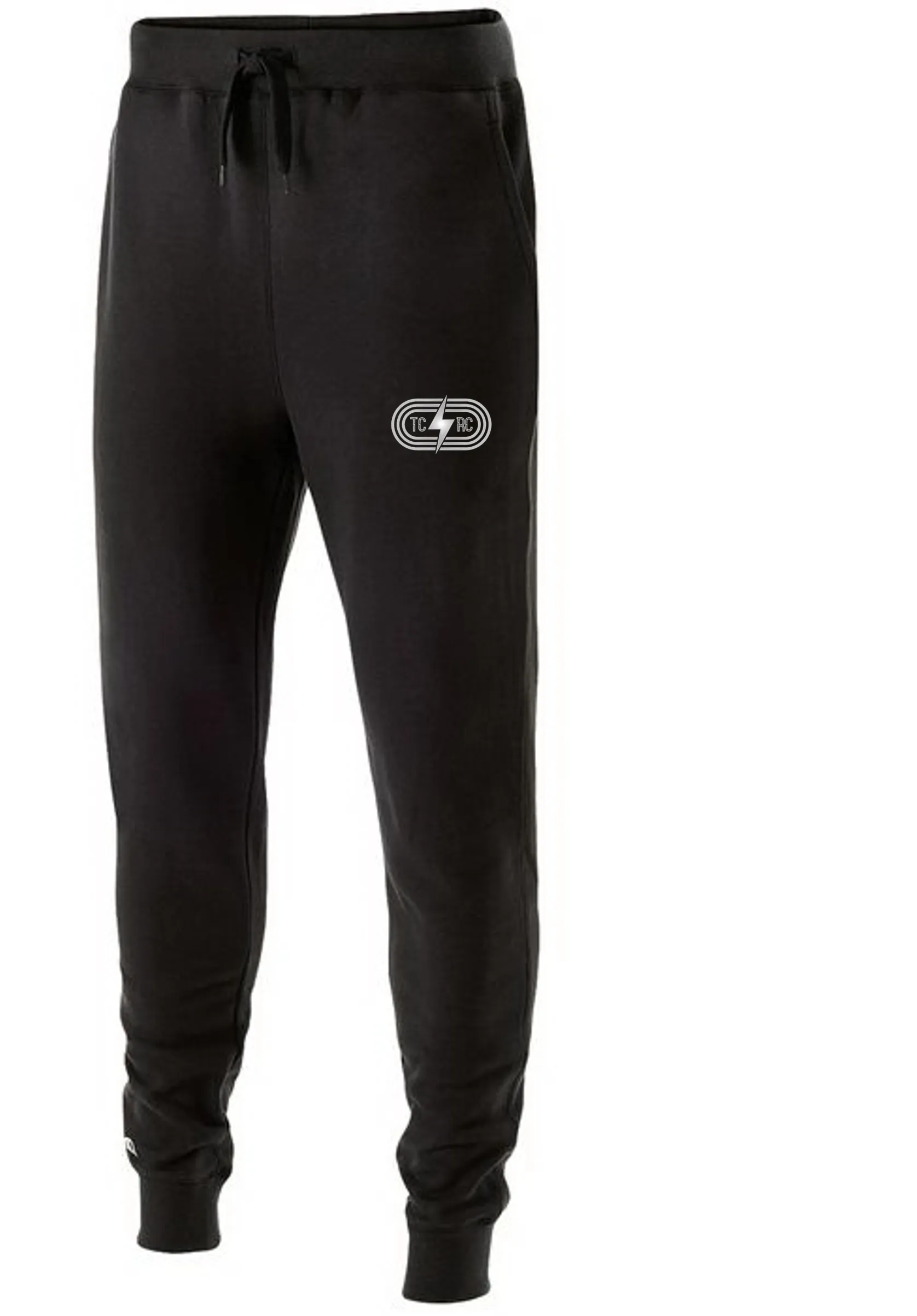 Women's 60/40 Fleece Jogger (Black/Metallic Silver) Shine Mood