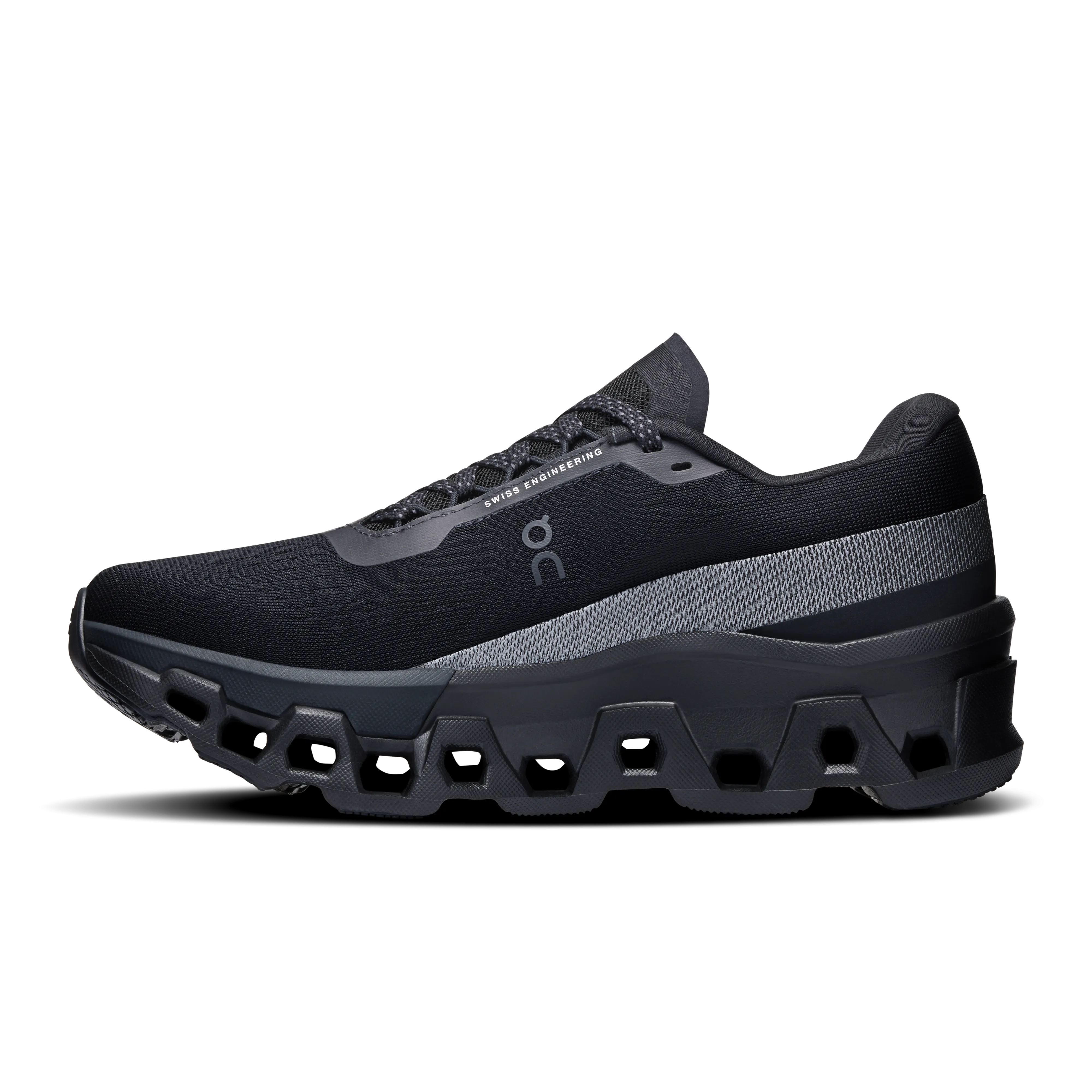 hiking - like running shoes On Women's Cloudmonster 2 Running Shoes Black / Eclipse