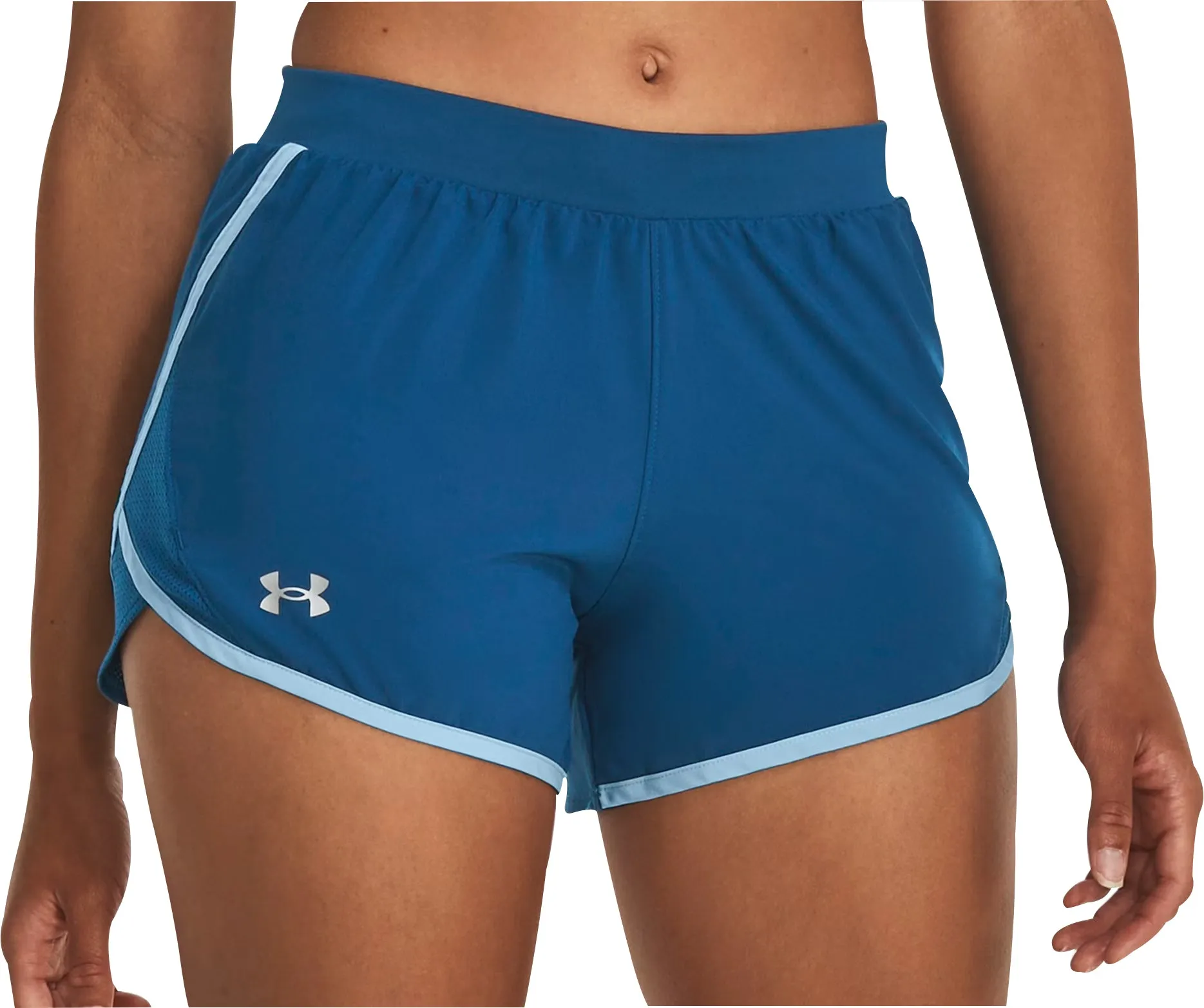 Under Armour Fly By 2.0 Womens Running Shorts - Blue Quick Fit Design