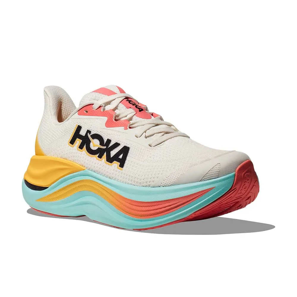 Women's Skyward X Running Shoe - Blanc De Blanc/Swim Day - Regular (B) high - visibility