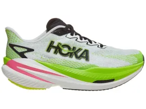 Hoka | Mach X3 | Women's | White/Neon Lime running sock football shoes