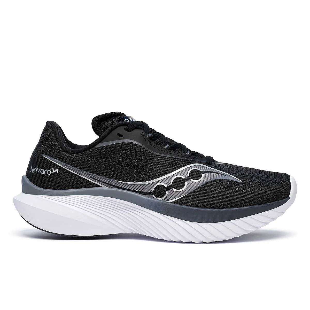 3D - mesh shoes Saucony Kinvara 15 (Womens) - Black/White