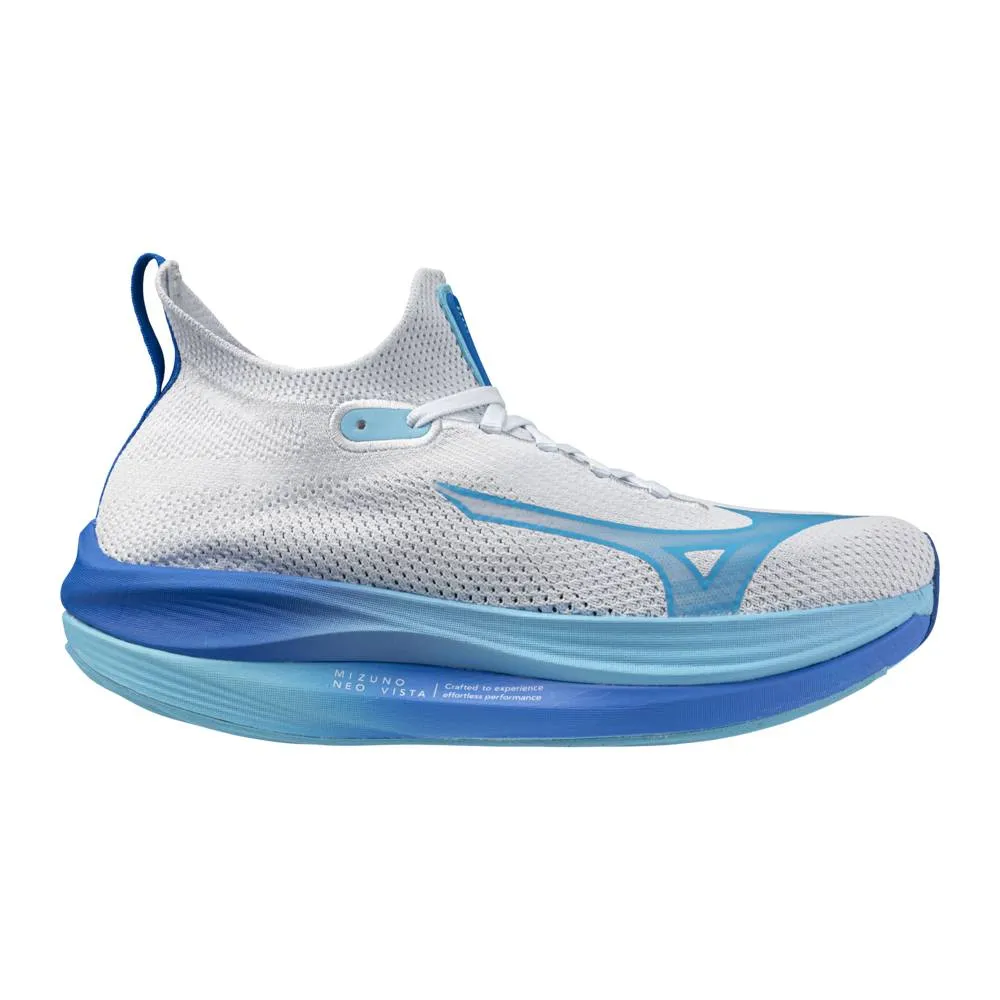 Adaptive Lacing Mechanism herringbone outsole shoes Mizuno Neo Vista (Womens) - Plein Air/River Blue/Mugen Blue