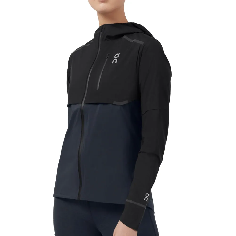 Fashion Week Seamless construction On Running Weather Women's Running Jacket - Black/Navy