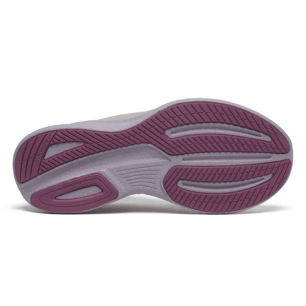 Women's Ride 17 Running Shoe - Moon/Viola - Regular (B) Concrete