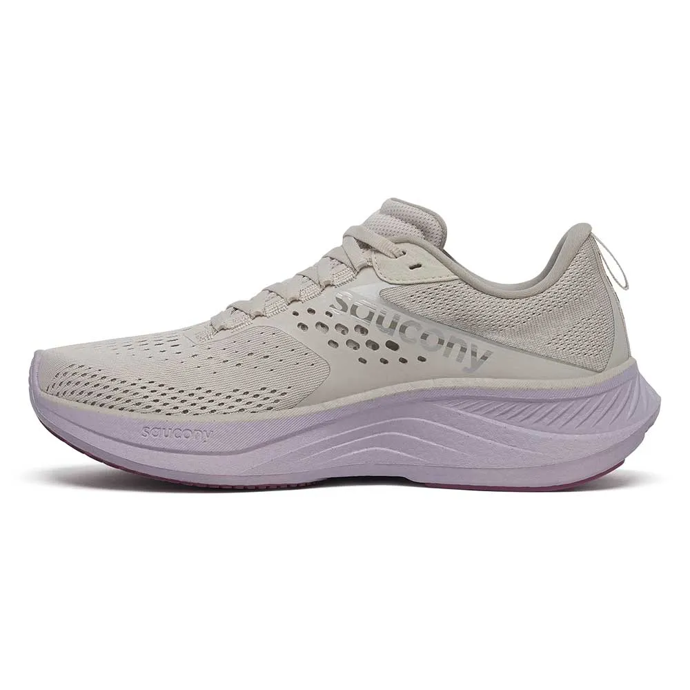 antifungal - feature shoes Blister Prevention Design Women's Ride 17 Running Shoe - Moon/Viola - Regular (B)