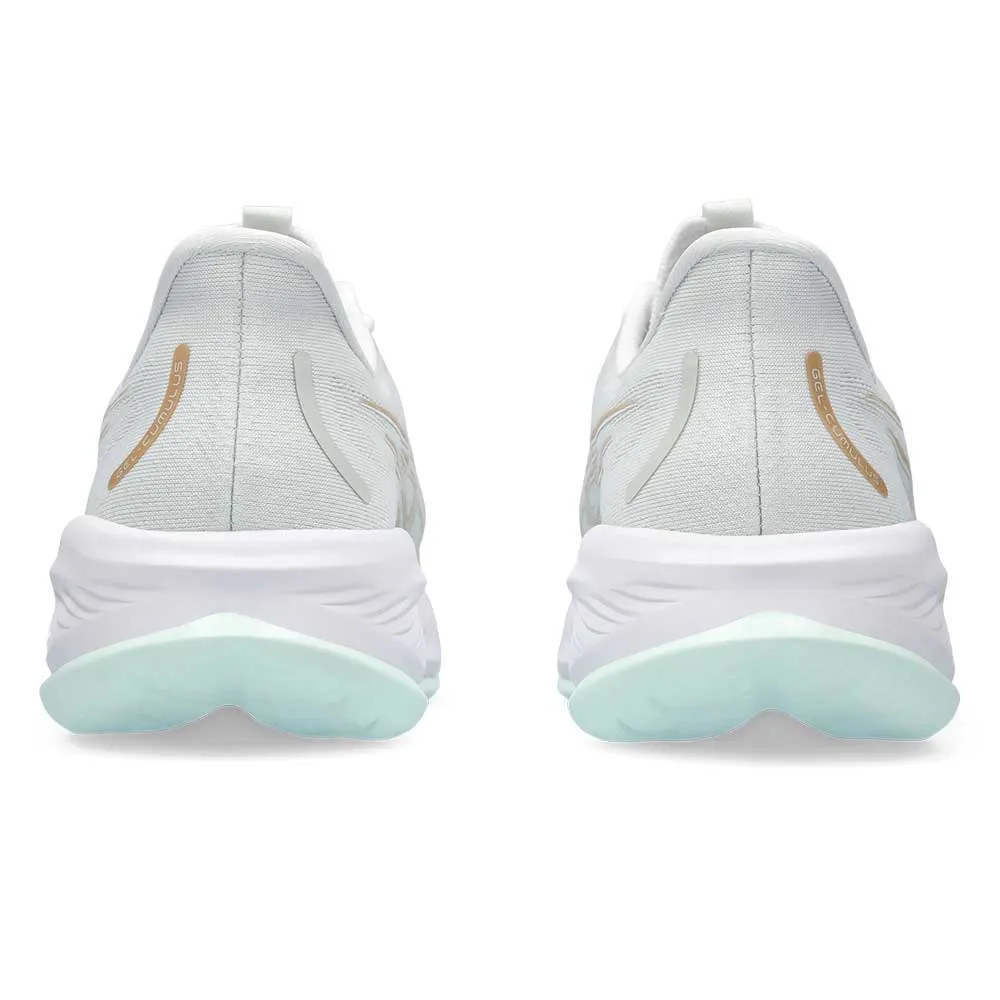 Road Approved Fast - paced Women's Gel-Cumulus 26 Running Shoe - White/Pale Mint - Regular (B)