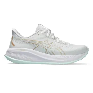 Women's Gel-Cumulus 26 Running Shoe - White/Pale Mint - Regular (B) Kinetic Energy Return