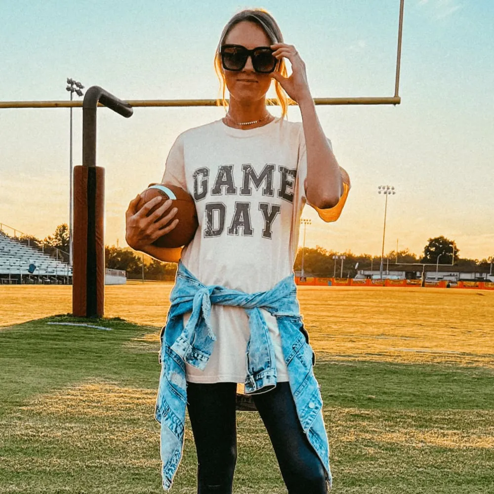 Game Day Tee - Ivory Breathable Stretch
