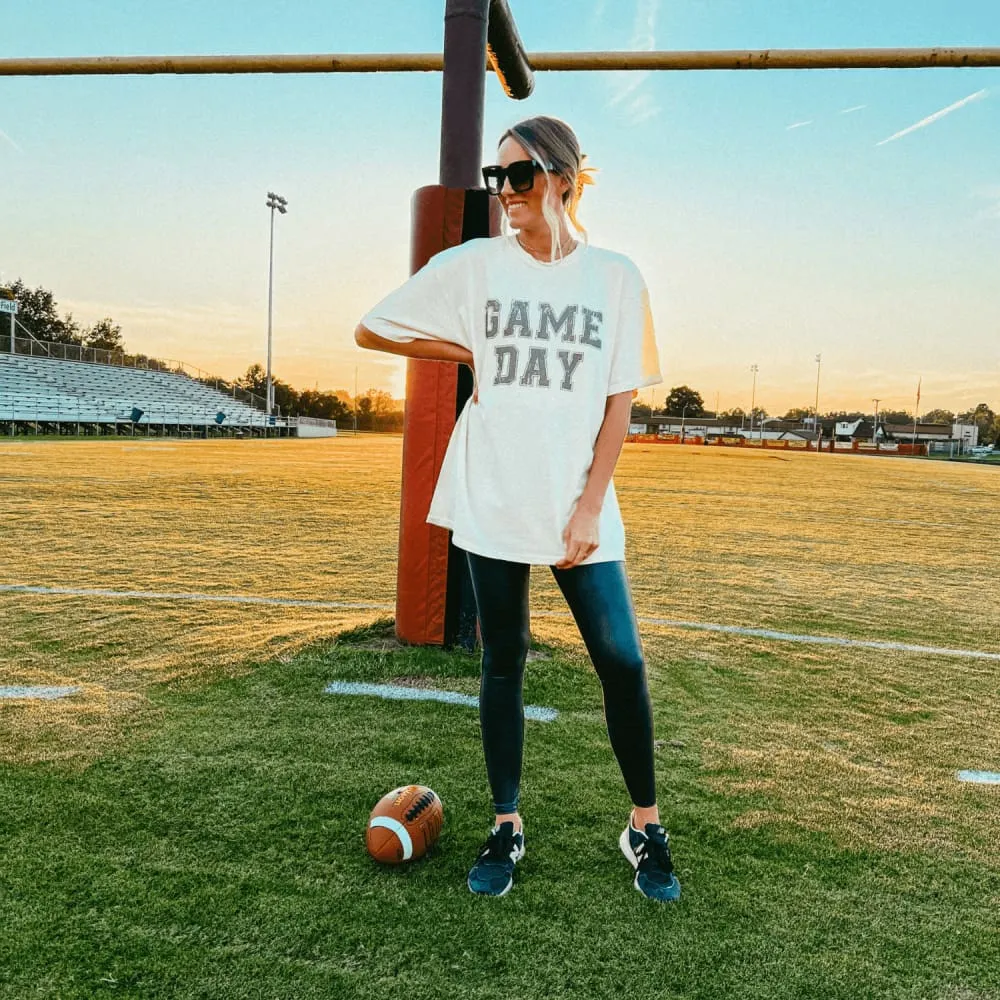 Game Day Tee - Ivory MinimalistStitching