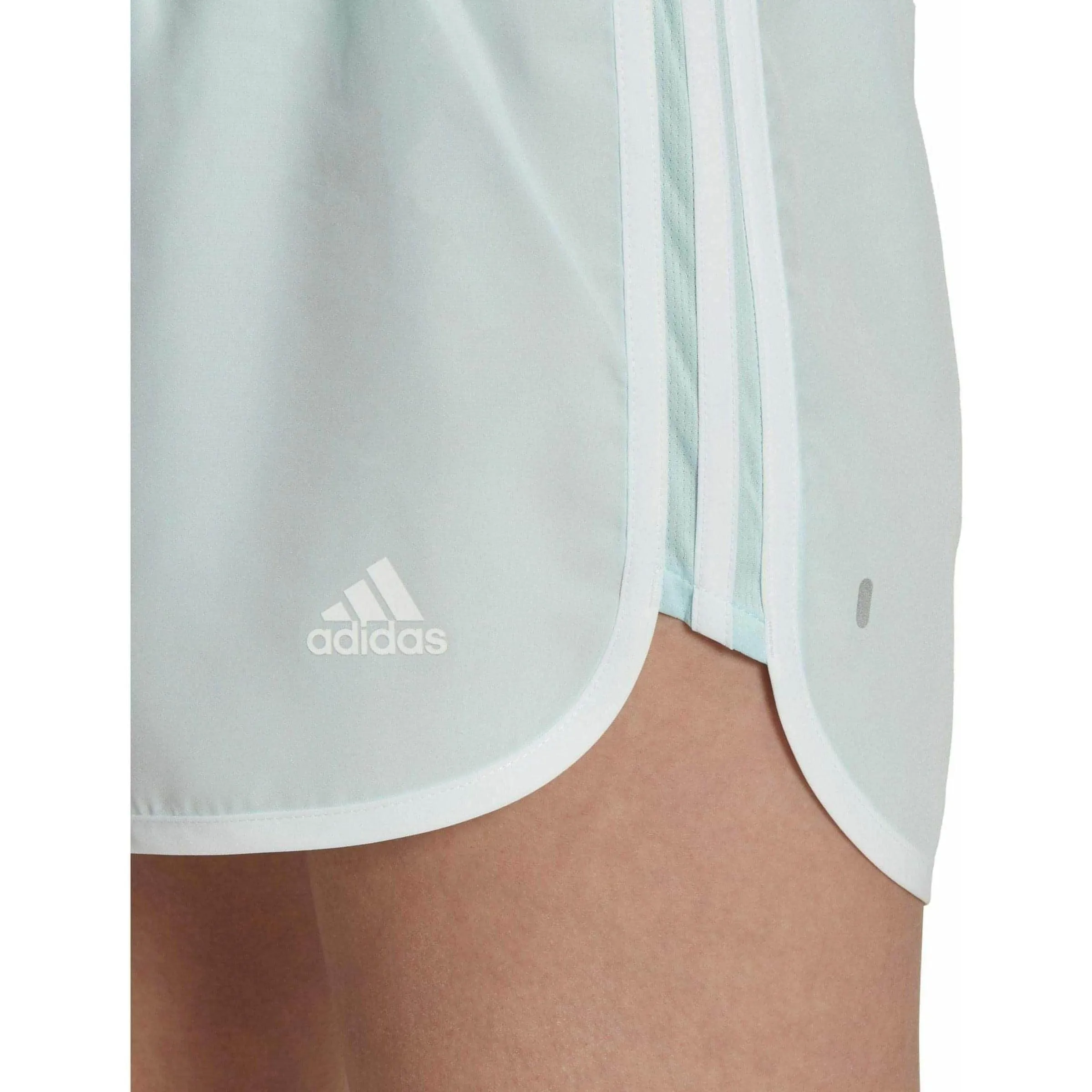 adidas 4 Inch Marathon 20 Womens Running Shorts - Blue Breathable Layer