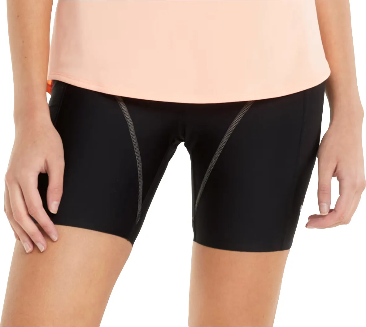 Tailored Fit Soft Touch Puma Marathon 6 Inch Womens Short Running Tights - Black