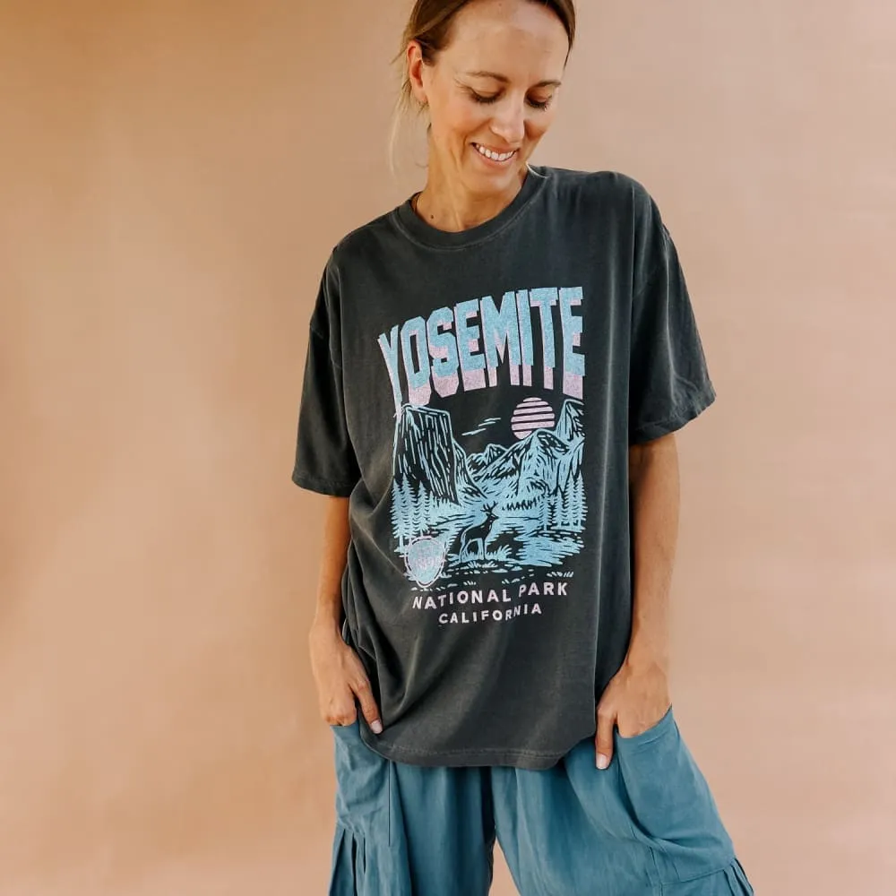 High Density Cotton Light Comfort Style Yosemite - Heritage National Parks Tee