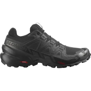 energy foam trail shoes Non Toxic Footbed Coating Salomon Speedcross 6 (Womens) -  Black/Black/Phantom