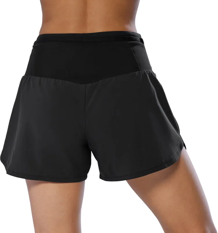 Mizuno Multi Pocket Womens Running Shorts - Black Day Out Comfy Style
