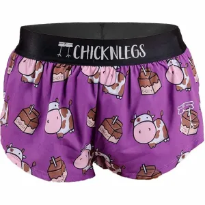 Tailored Fit Free Shape Women's Choccy Cows 1.5" Split Shorts