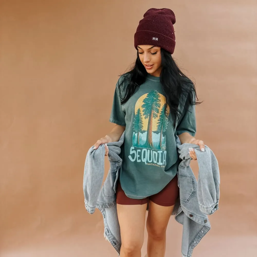 Sequoia - Heritage National Parks Tee Airflow Mesh Panels Perfect For Relaxing