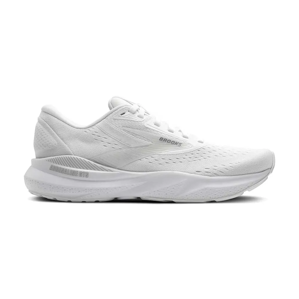 Women's Adrenaline GTS 24 Running Shoe - White/Oyster/Alloy - Regular (B) Comfort - enhancing
