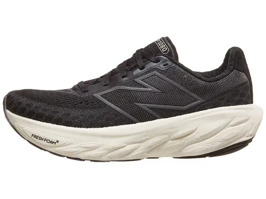 running on a synthetic track shoes New Balance | Fresh Foam X 1080 v14 | Women's | Black/Phantom/Sea Salt