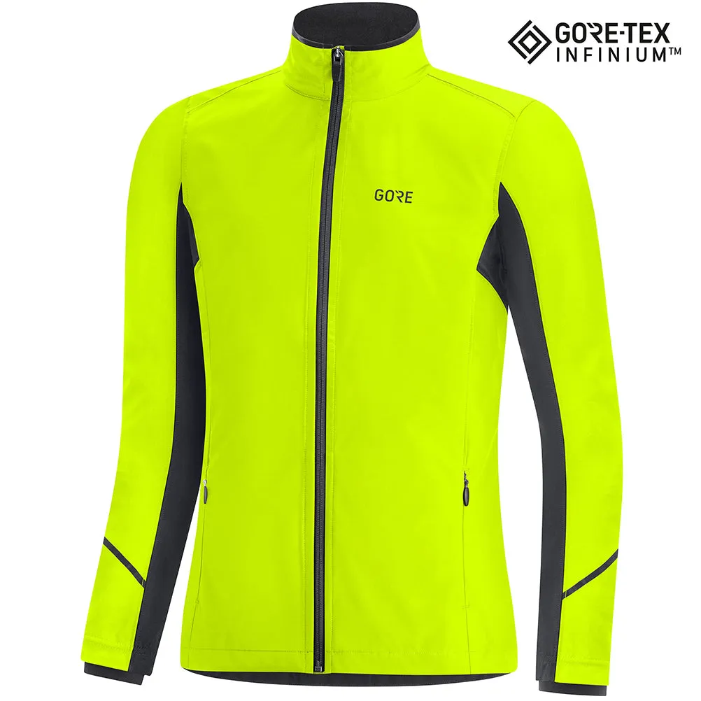 Protective Style Gore Wear R3 Partial Gore-Tex Infinium Women's Running Jacket - Neon Yellow/Black