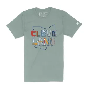 Hypoallergenic fabric Cleveland Educators Rock - Unisex Crew T-Shirt - Support Local Teachers &amp; Classrooms