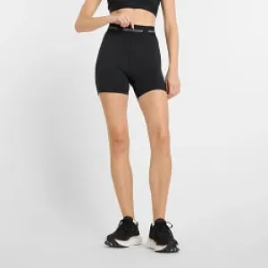 Women's NB Sleek High Rise Sport Short 5 (BK - Black) Luxury Apparel SmoothZipper