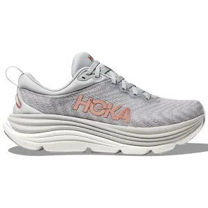 Hyperelastic Polymer Insert Hoka Women's Gaviota 5 Running Shoes Harbor Mist / Rose Gold