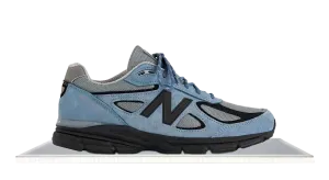 Shoe Game Supportive Feel New Balance 990v4 MiUSA Teddy Santis Arctic Grey Black