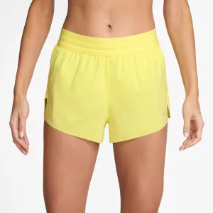 Women's Swift Dri-FIT Mid-Rise 2.5" Brief-Lined Running Shorts (712 - Light Zitron/Reflective Silver) Hero Glow
