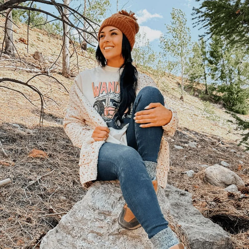 Casual Comfort Design Drip Dry Fabric Wanderer Bronco Tee