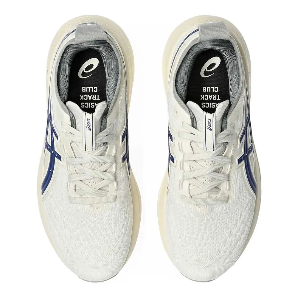 Women's Gel-Nimbus 27 ATC Running Shoe - Birch/Indigo Blue - Regular (B) adjustable lacing shoes slip - resistant sole shoes