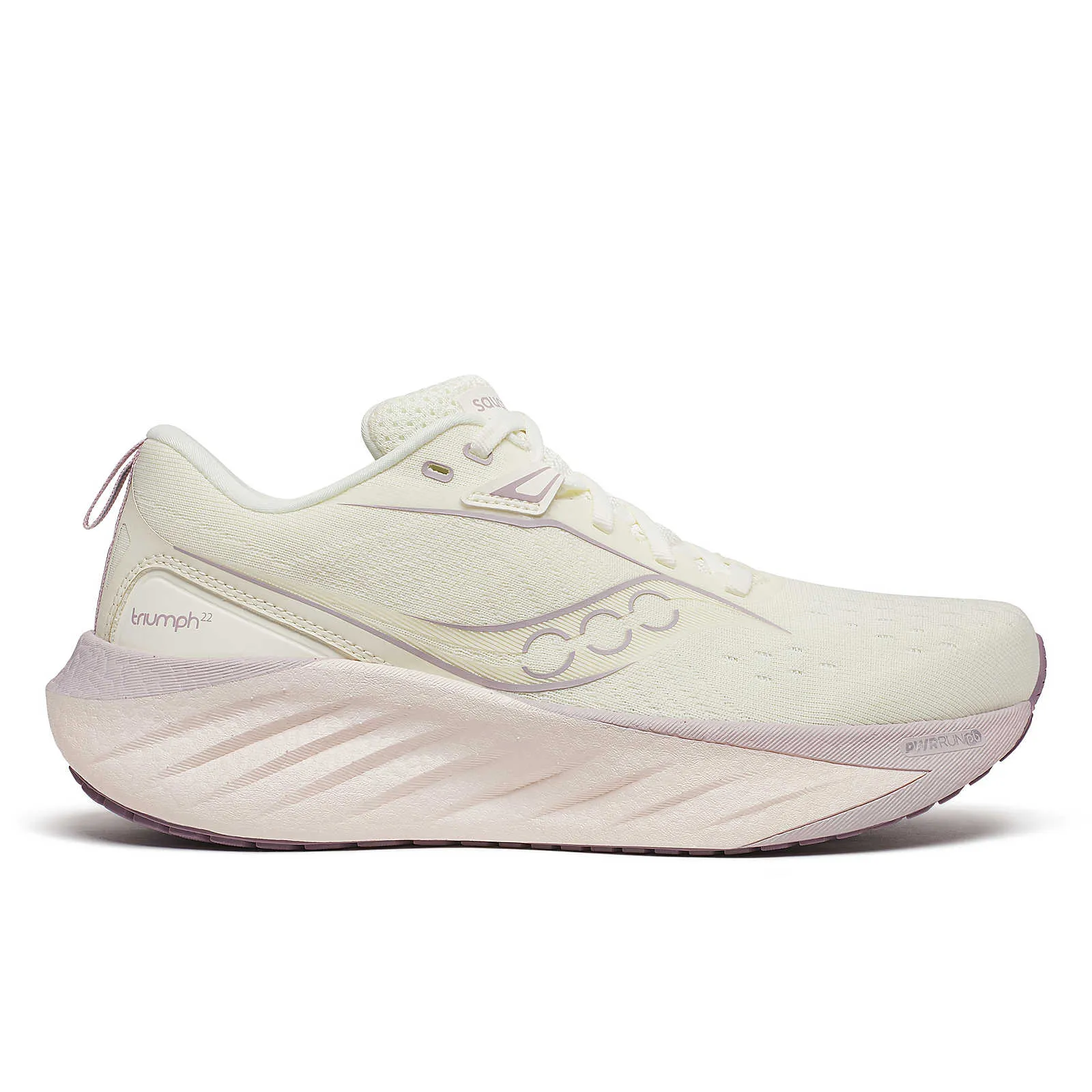 Ergonomic foot shape Saucony Triumph 22 (Womens) - Vanilla