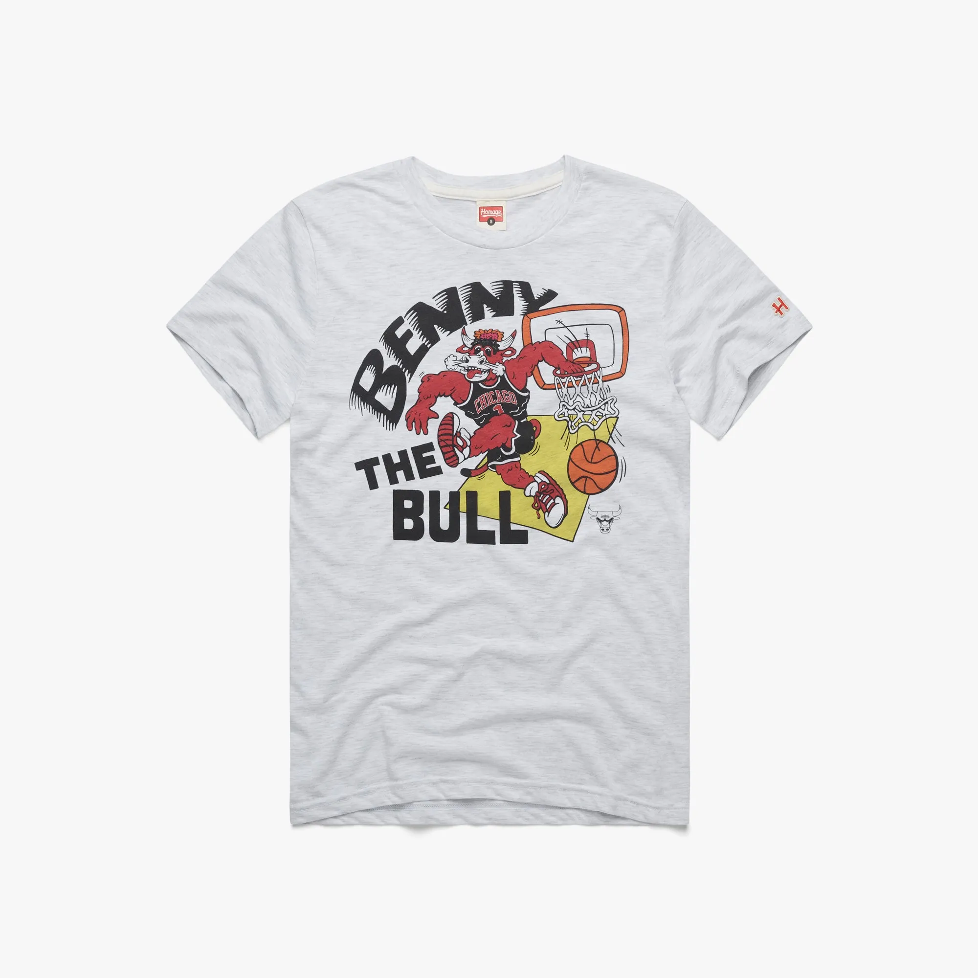 Street Smart Look Chicago Bulls Benny The Bull Cartoon