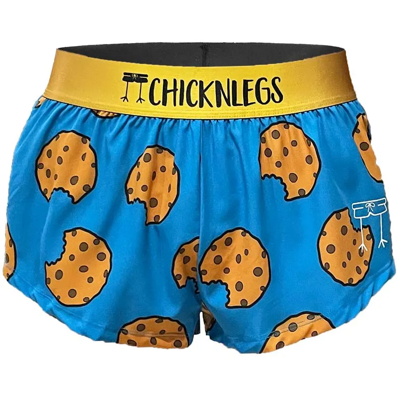 Women's Chocolate Chip Cookies 1.5" Split Shorts Sustain Glow StaticResistantTextile
