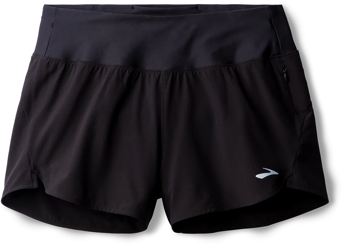ReflectiveTrims Morning Walk Women's Chaser 3" Shorts (001 - Black)