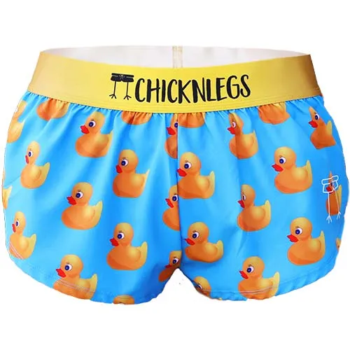 Women's Rubber Ducky 1.5" Split Shorts AntiPilling Finish