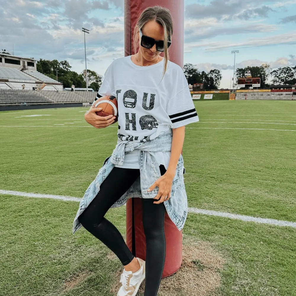 Touchdown Jersey Tee - 4 Colors! Breathable Active Wear